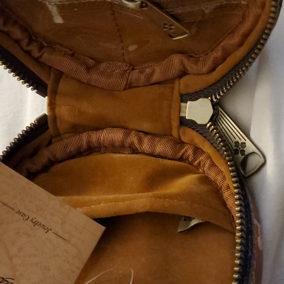 Patricia Nash Diamante Genuine Leather Jewelry Case - Picture 7 of 7